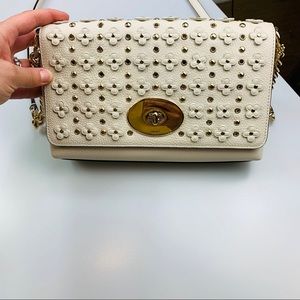 Coach Floral Appliqué Crossbody Bag